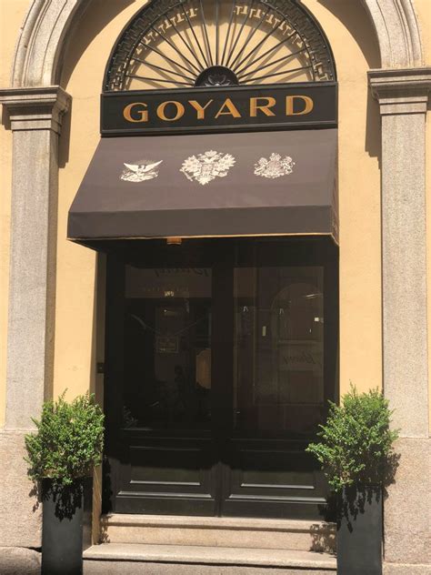 goyard milano|goyard milan store.